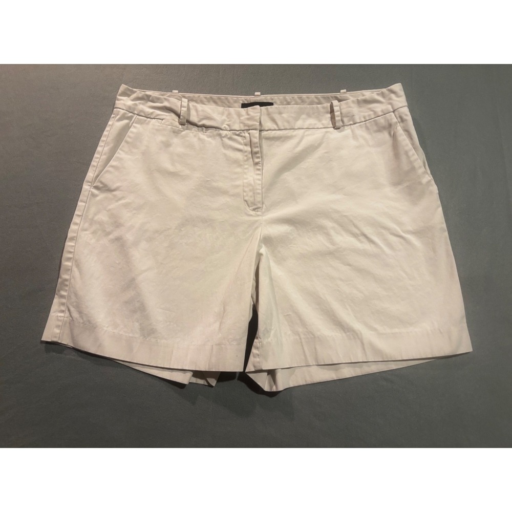 Talbots Shorts‎ Womens Size 18 Khaki Flat Front Slash Pockets Casual Preppy